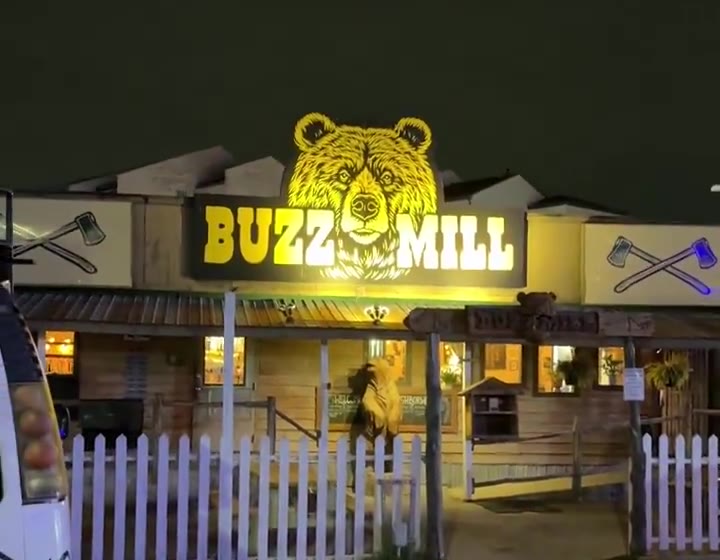 Buzz Mill Coffee on Town Creek Drive in southeast Austin, where police say the stabbing happened. Frame via @cbsaustin / X