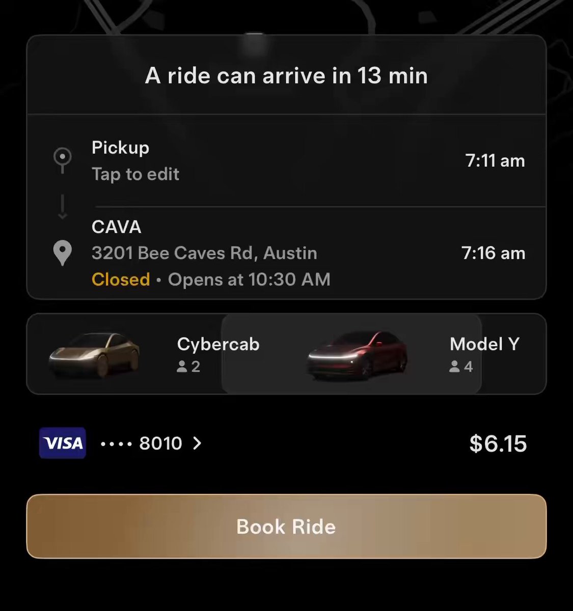 Photo via @RobotaxiRadar / X