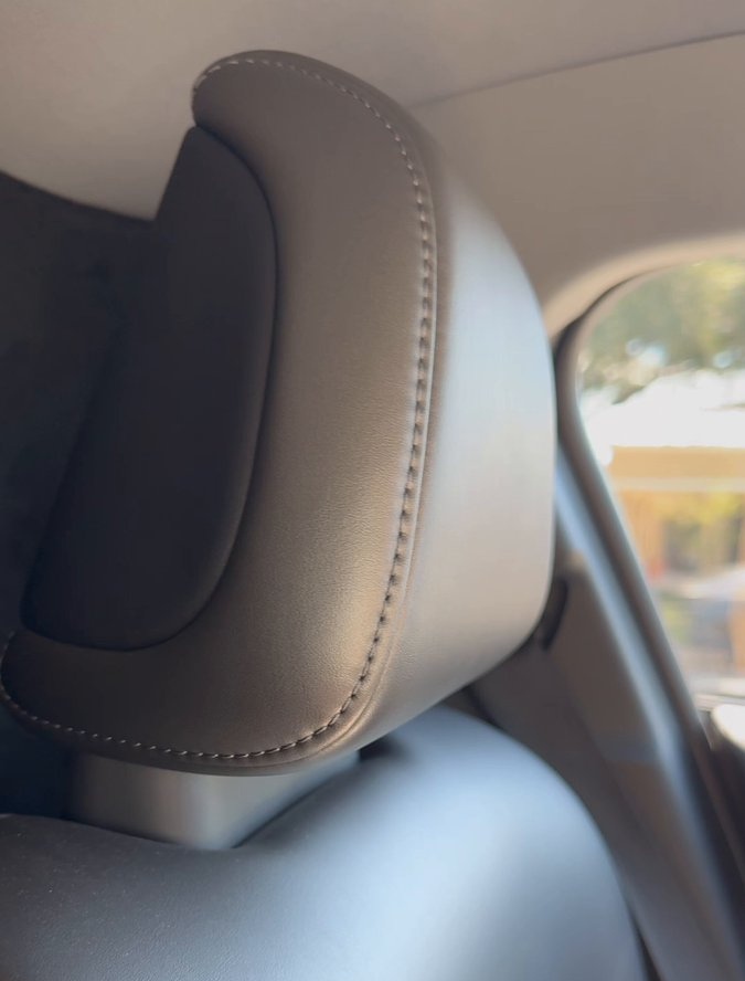 Inside the Cybercab on Kristen Netten's first solo ride in Austin. Frame from her ride clip via @Kristennetten / X