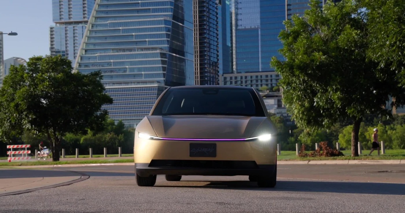 Meet the Megalamp: Tesla Names Cybercab's Ride-Finder Light
