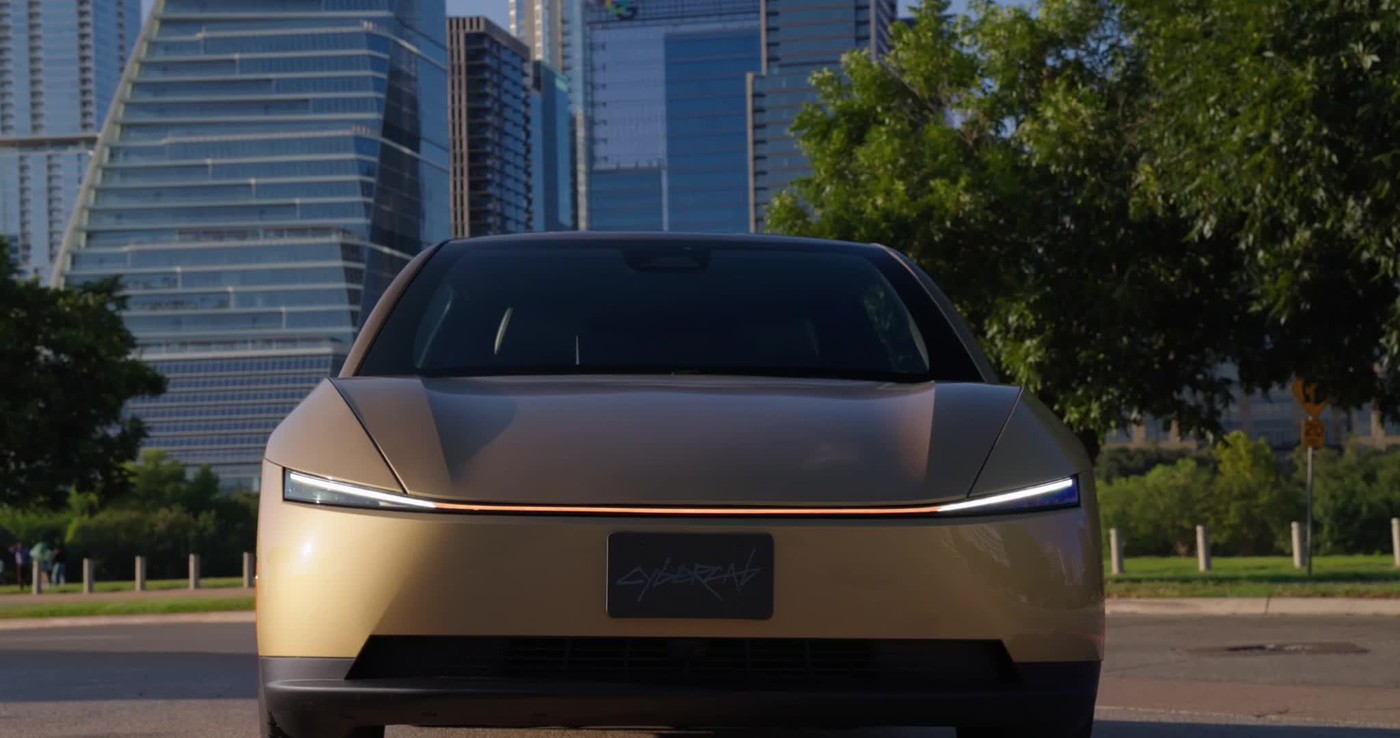 Frame from @robotaxi / X status/2105739760157540690